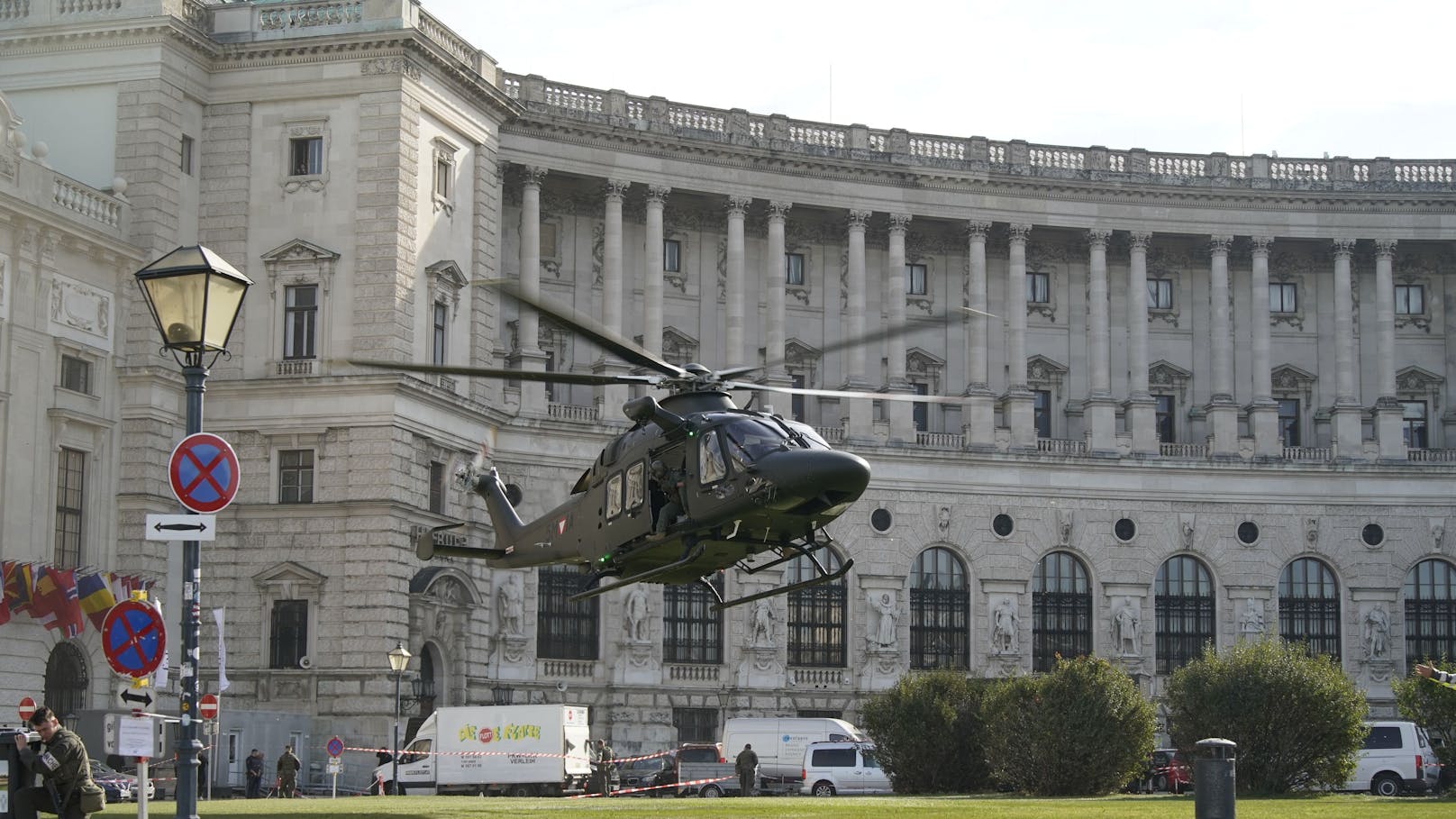 Die Punktlandung war für die Heeres-Piloten kein Problem. 