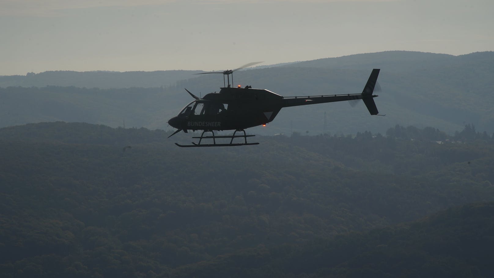 Der Flug ging von Langenlebarn nach Wien. 