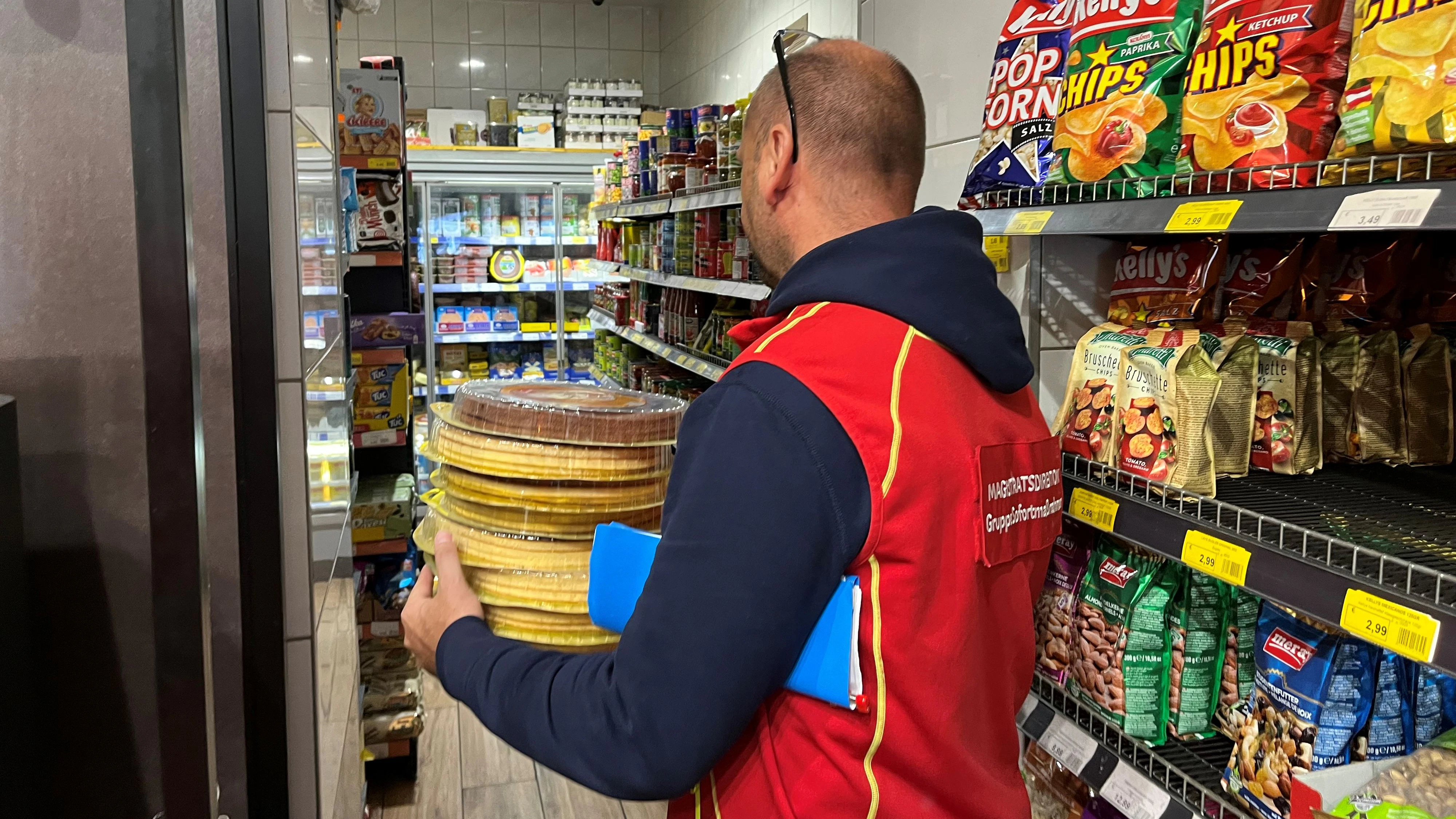 Gammel-Lebensmittel in Supermärkten entdeckt.