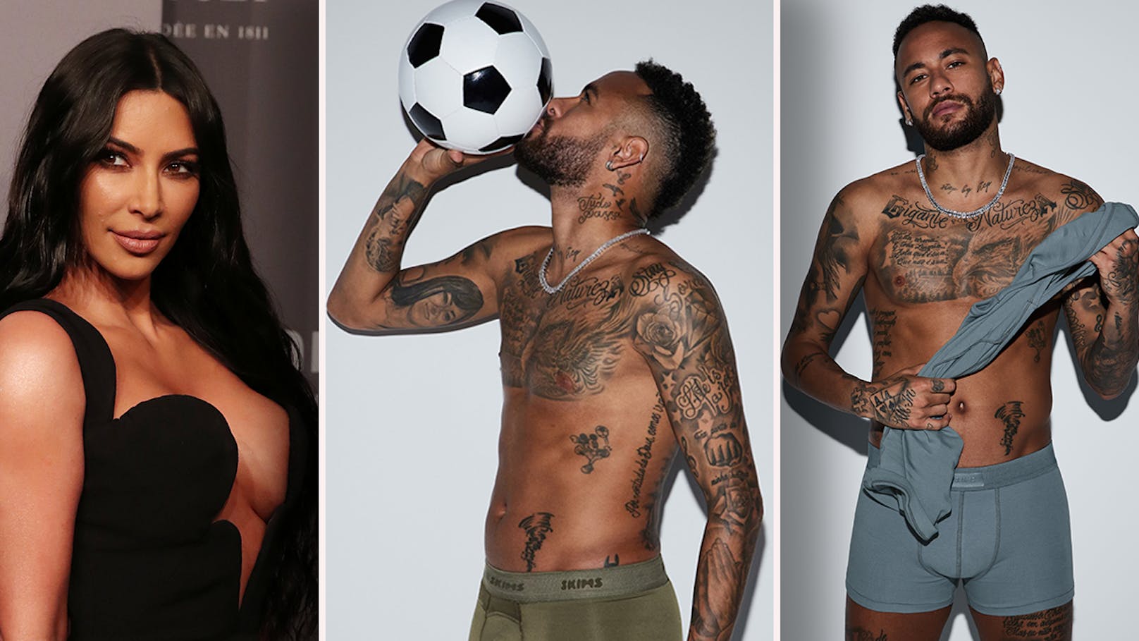 Neymar modelt für Kardashian-Unterwäsche
