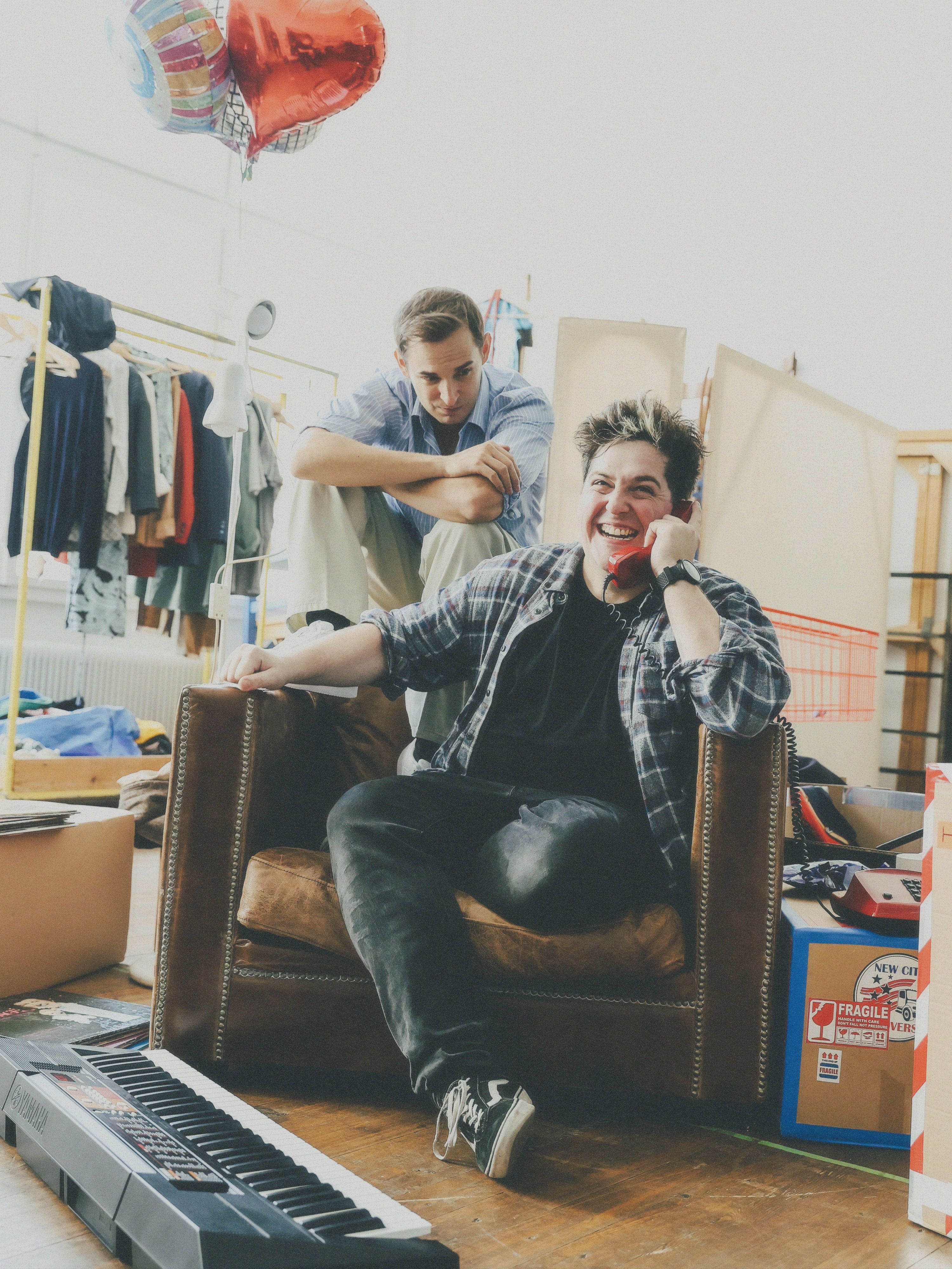 Jakob Semotan (rechts) mit Oliver Liebl in 