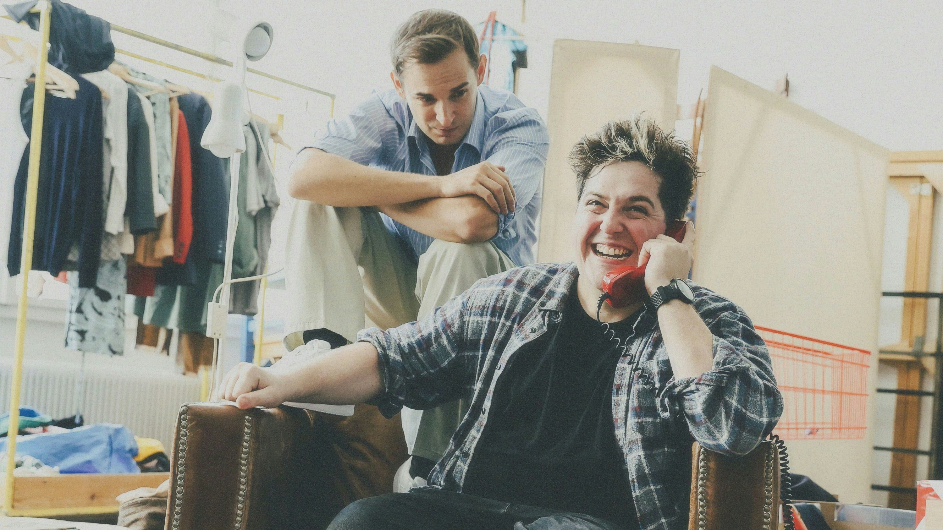 Jakob Semotan (rechts) mit Oliver Liebl