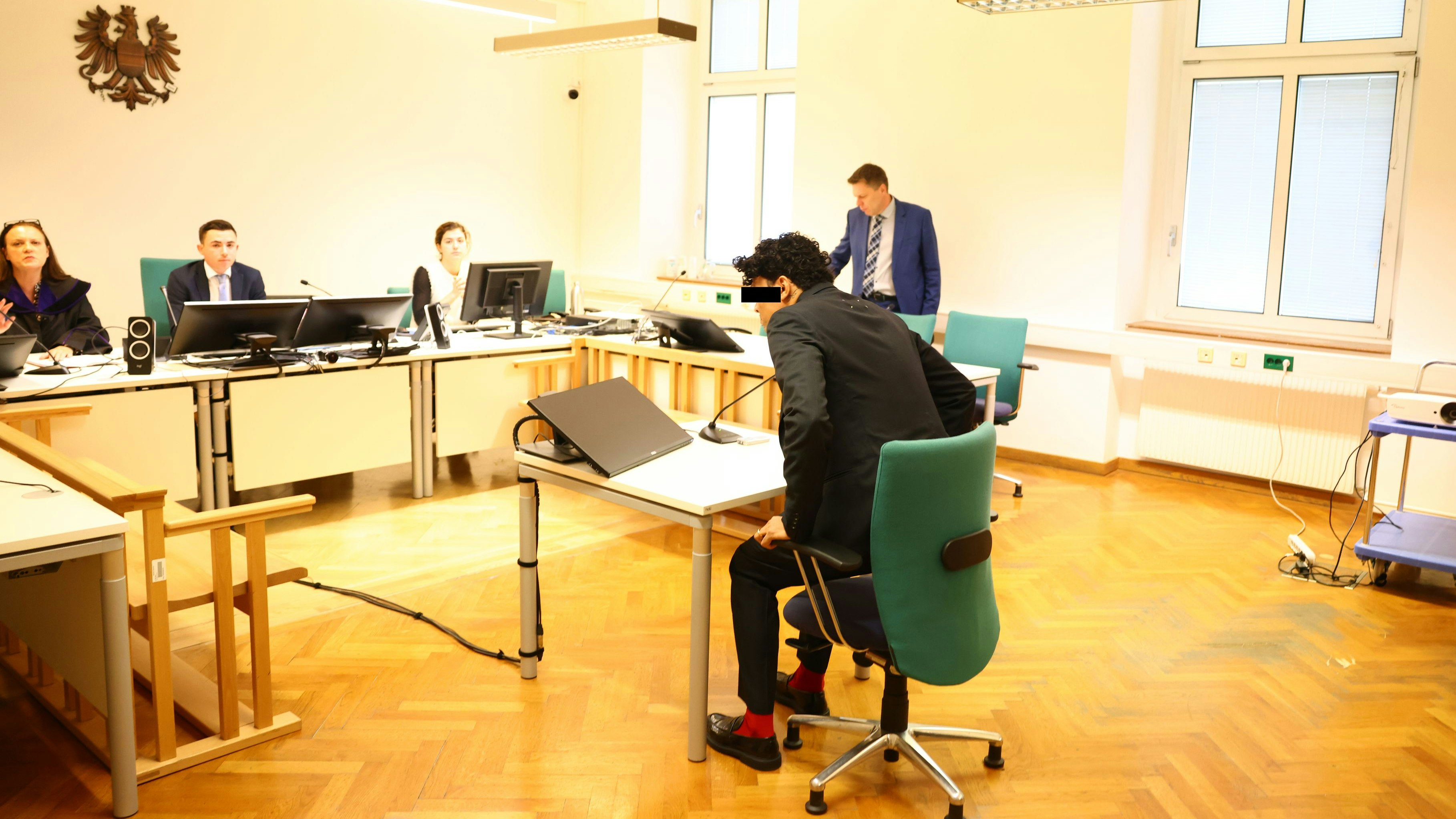 Künstler Christian R. saß auf der Anklagebank. 