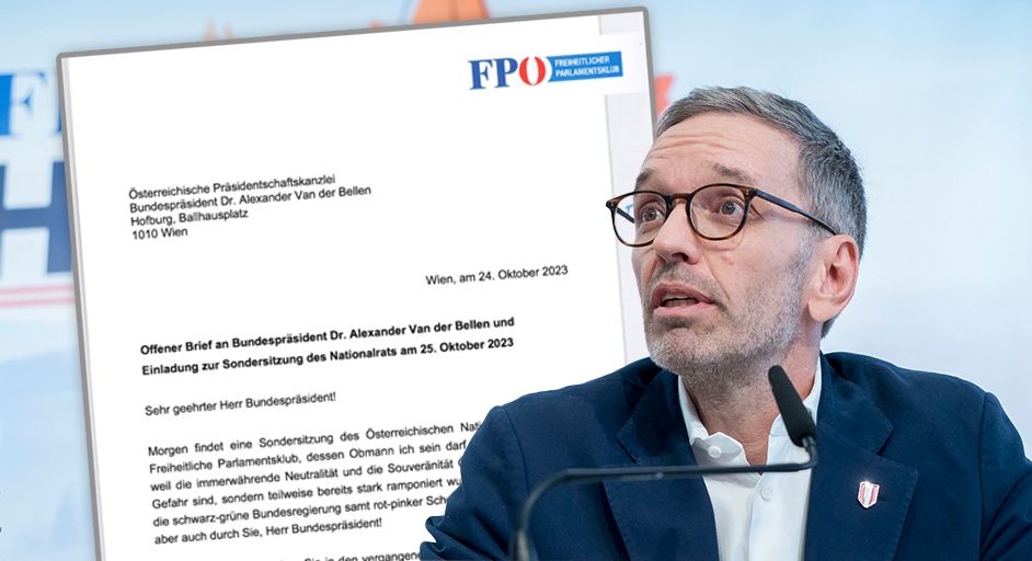 "Stark Ramponiert" – Kickl Schreibt VdB Brisanten Brief | Heute.at