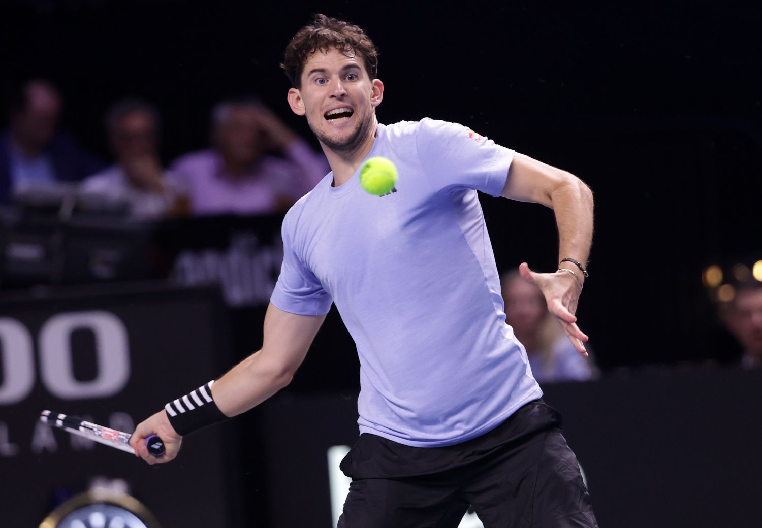 Dominic Thiem im Match gegen Stafanos Tsitsipas.