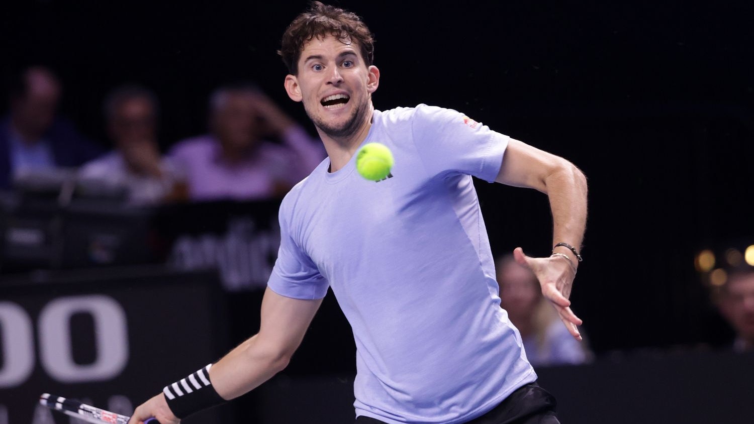 Dominic Thiem im Match gegen Stafanos Tsitsipas.