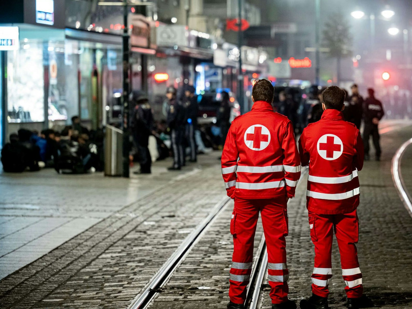 Großeinsatz für Polizei und Rettung im Vorjahr zu Halloween in Linz