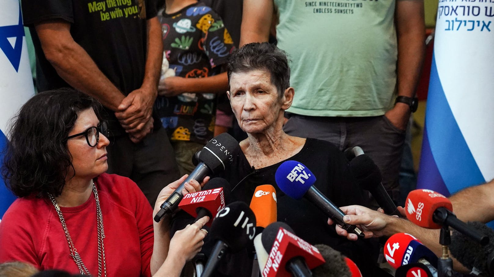 Die 85-jährige Yocheved Lifshitz war über Tage hinweg eine Geisel der Hamas. Nun schildert sie ihre Erlebnisse. 