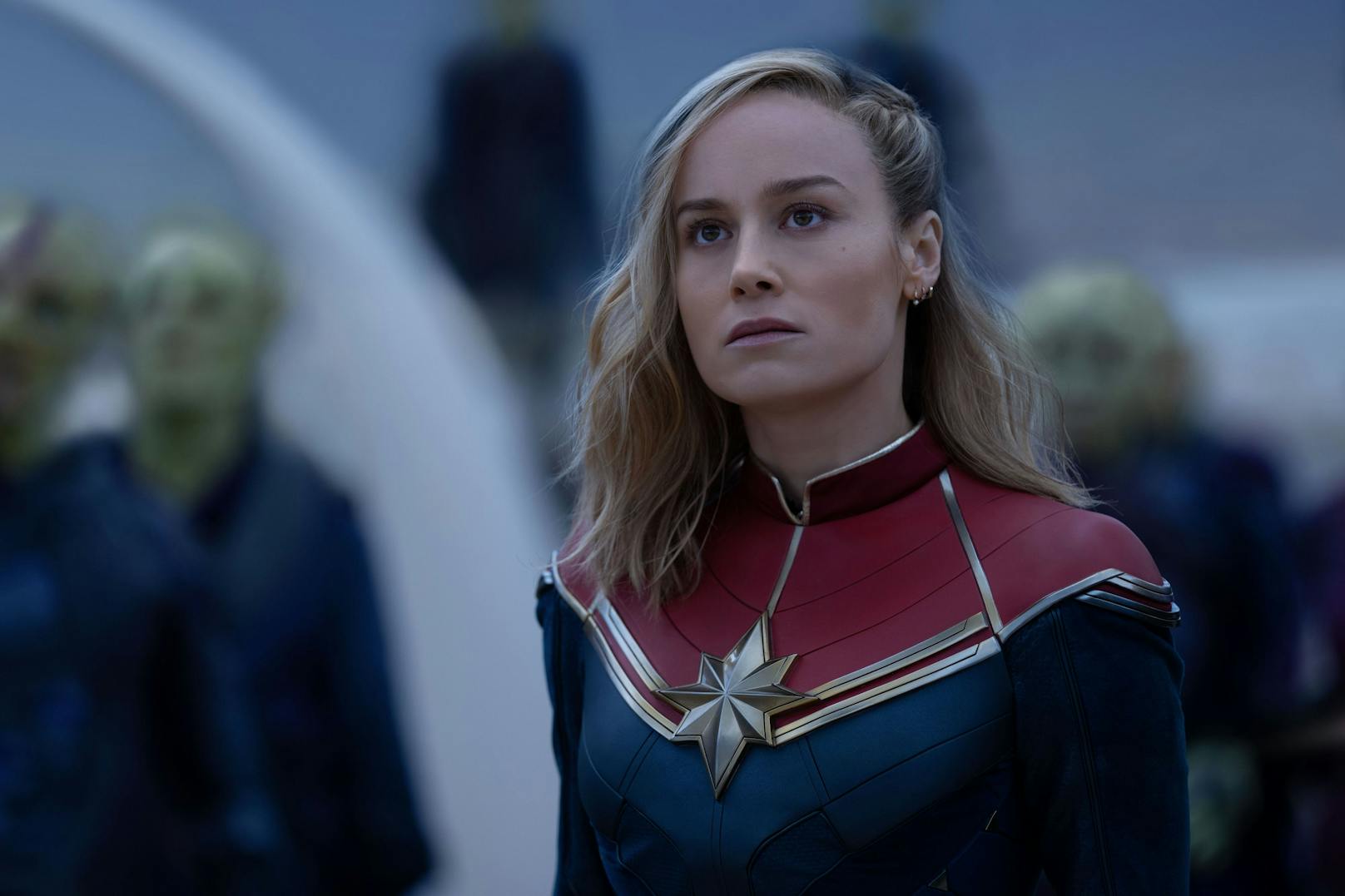 Brie Larson als Captain Marvel/Carol Danvers in Marvel Studios THE MARVELS. 