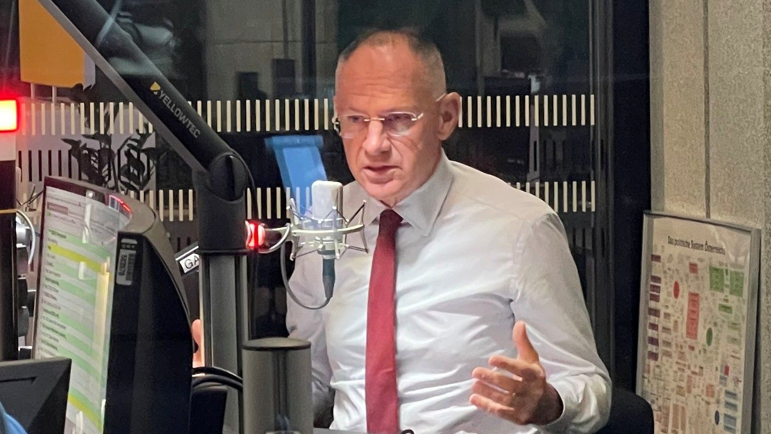 Innenminister Gerhard Karner (VP) im Ö1-Interview am 25. Oktober 2023: 