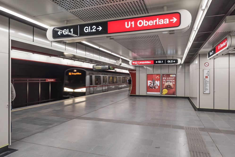 Rettungseinsatz am Dienstag in der U1-Station Troststraße