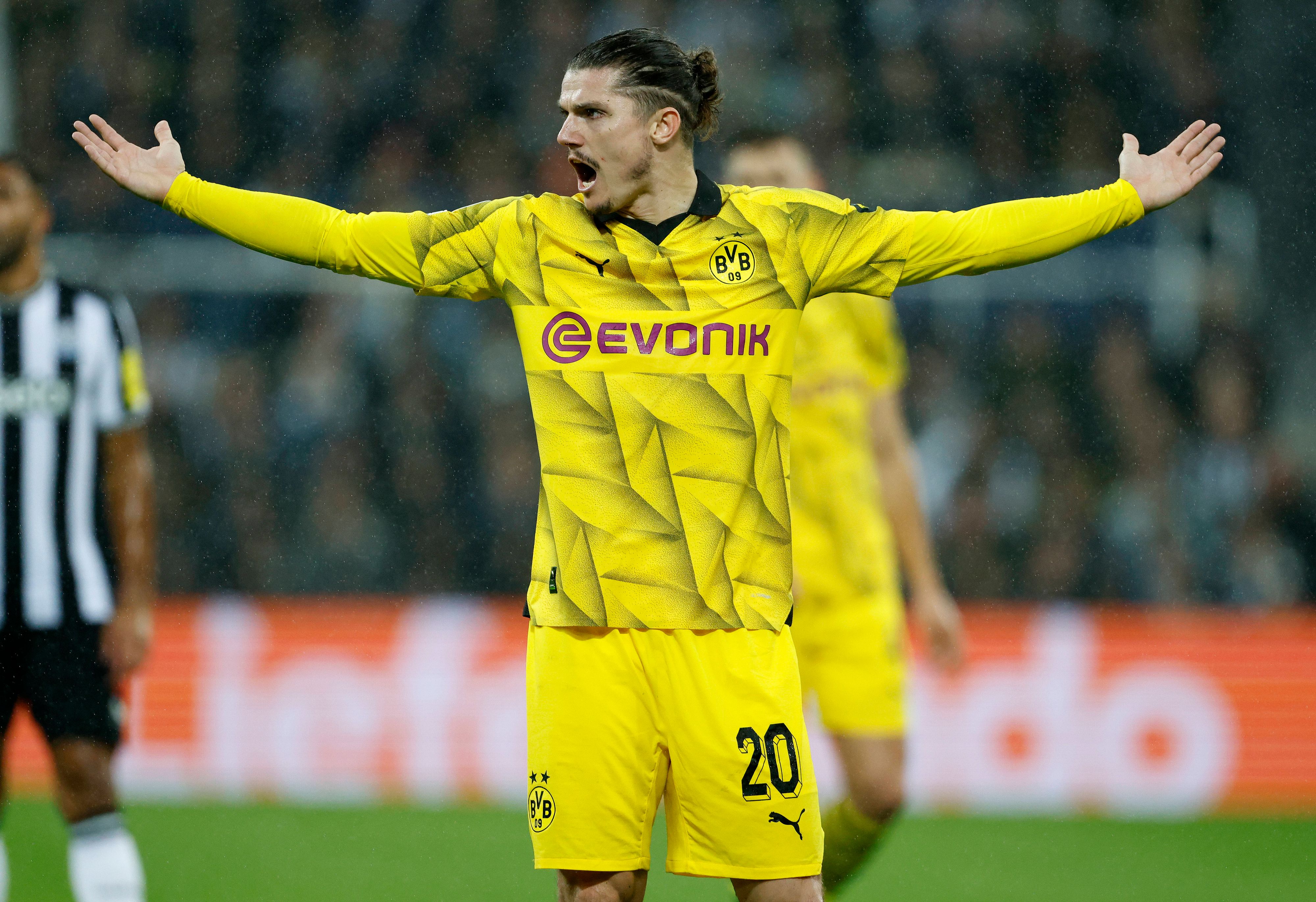 Marcel Sabitzer gegen Newcastle