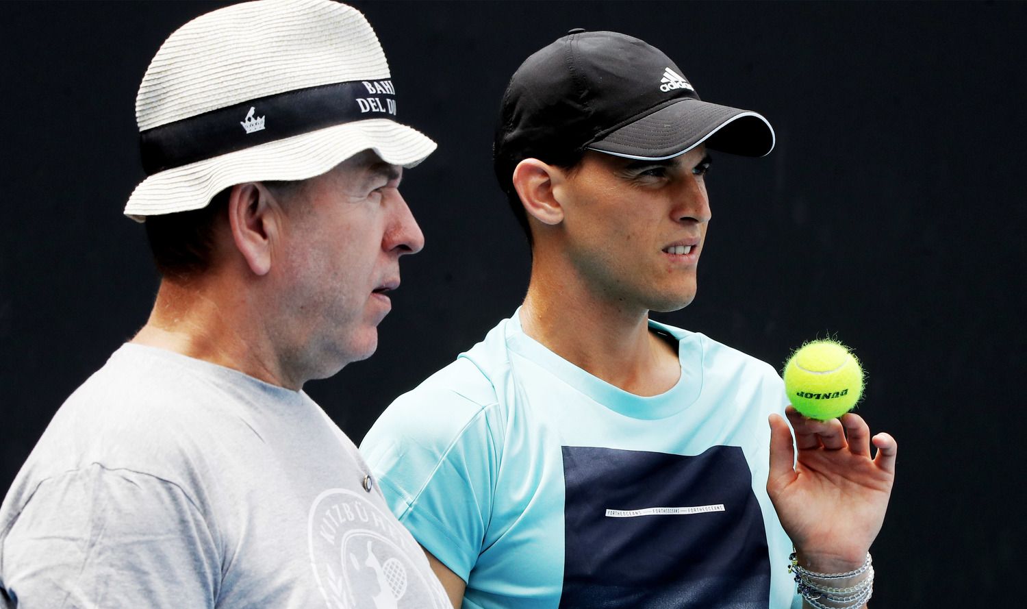 Bresnik und Thiem in gemeinsamen Zeiten 2019