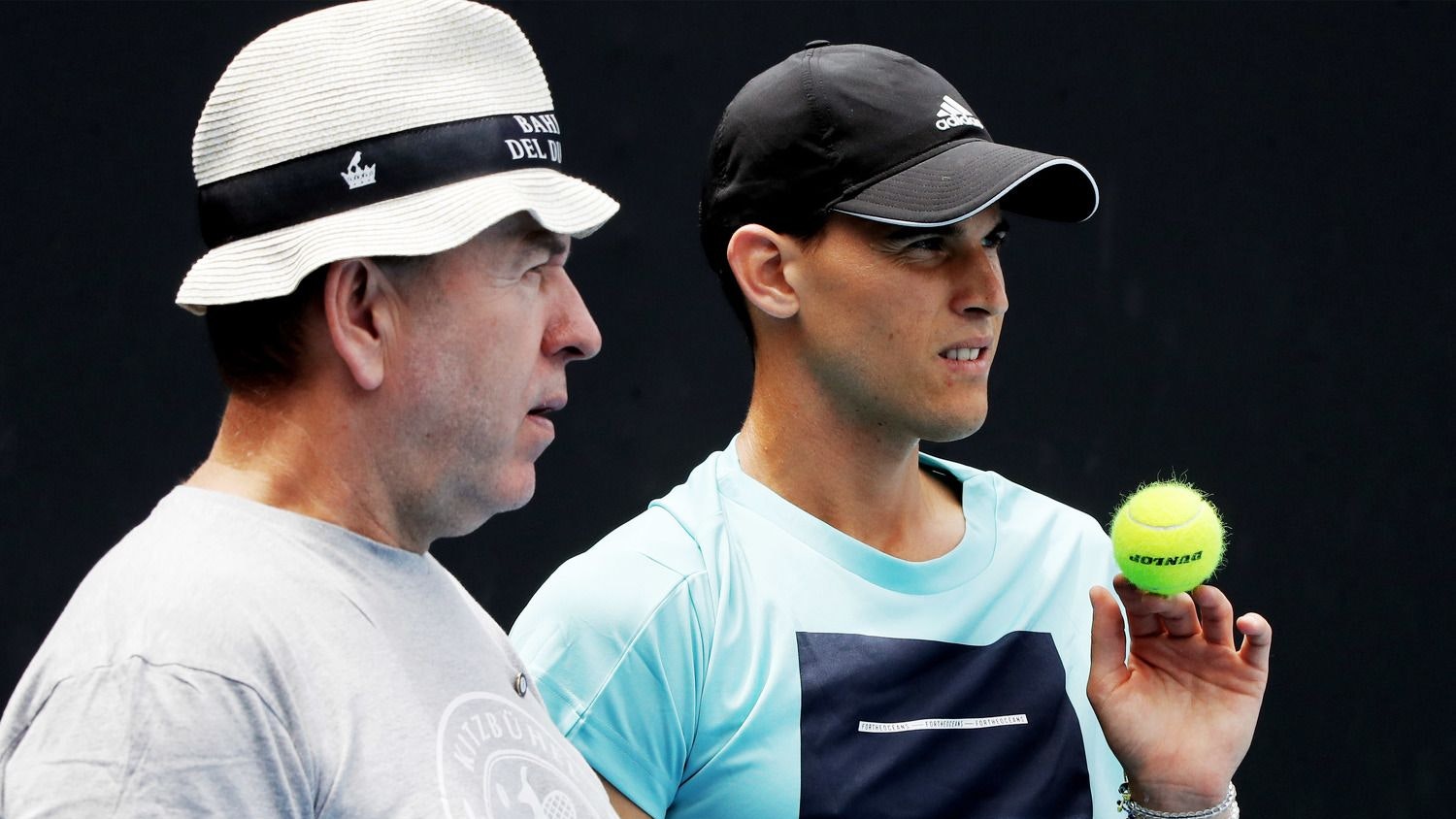 Bresnik und Thiem in gemeinsamen Zeiten 2019