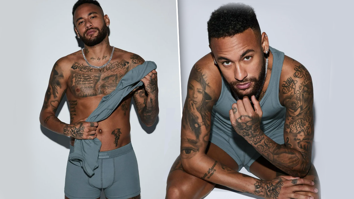 Neymar modelt für Kardashian