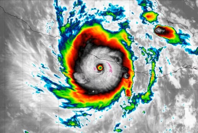 Hurrikan Otis nimmt Kurs auf Mexiko.
