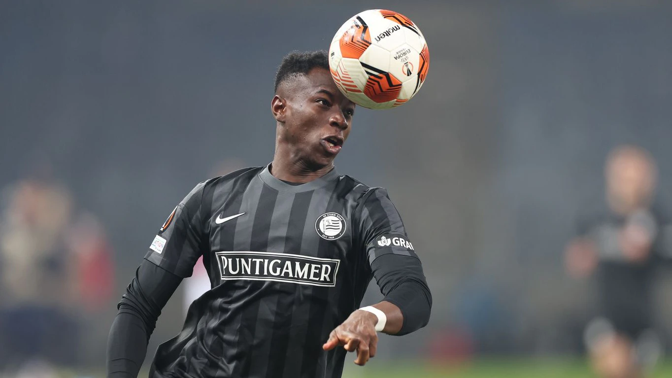 Stürmer Kelvin Yeboah wechselte im Jänner 2022 zu Genoa. 