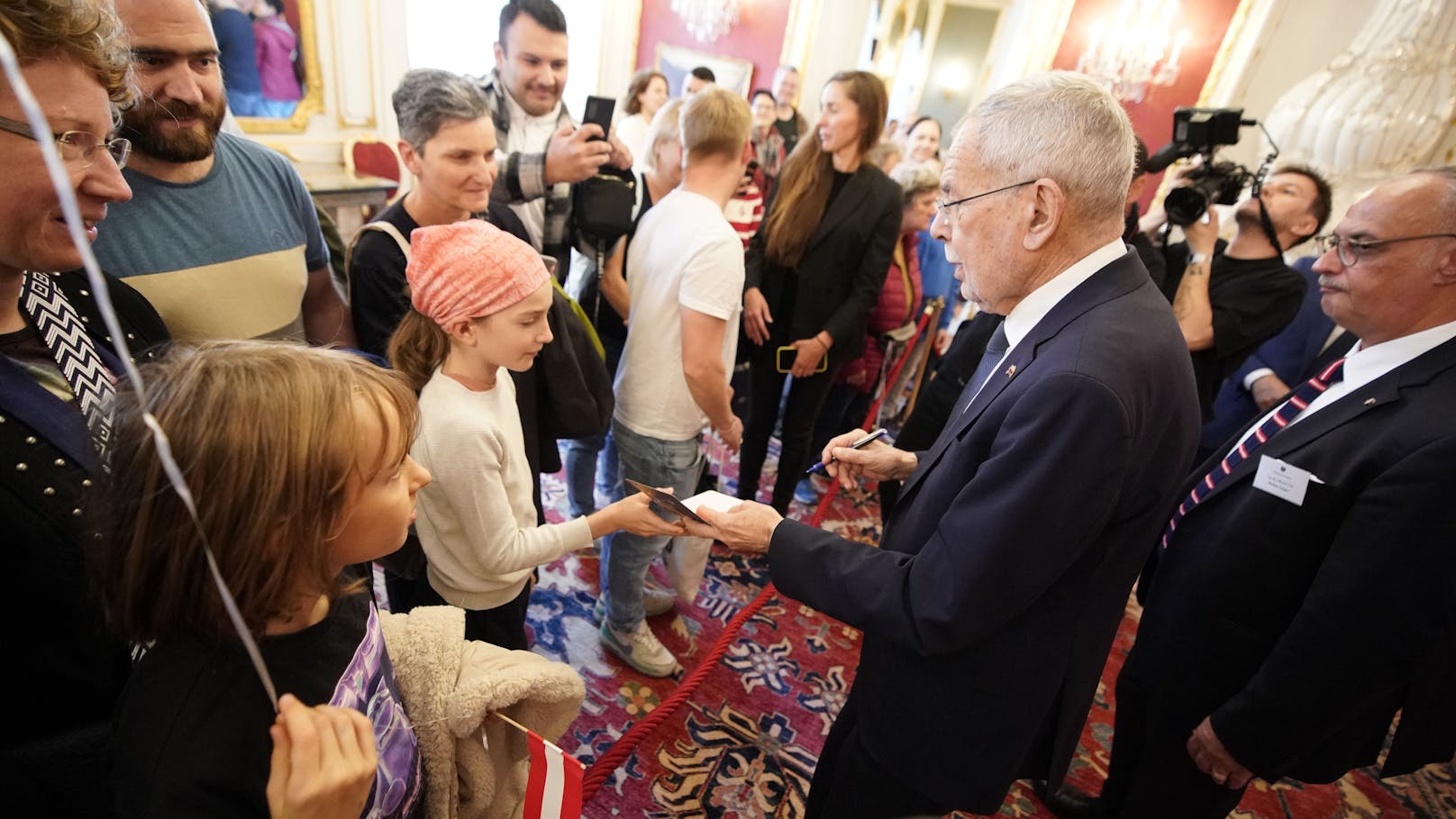 Autogramme von Van der Bellen waren äußerst gefragt.