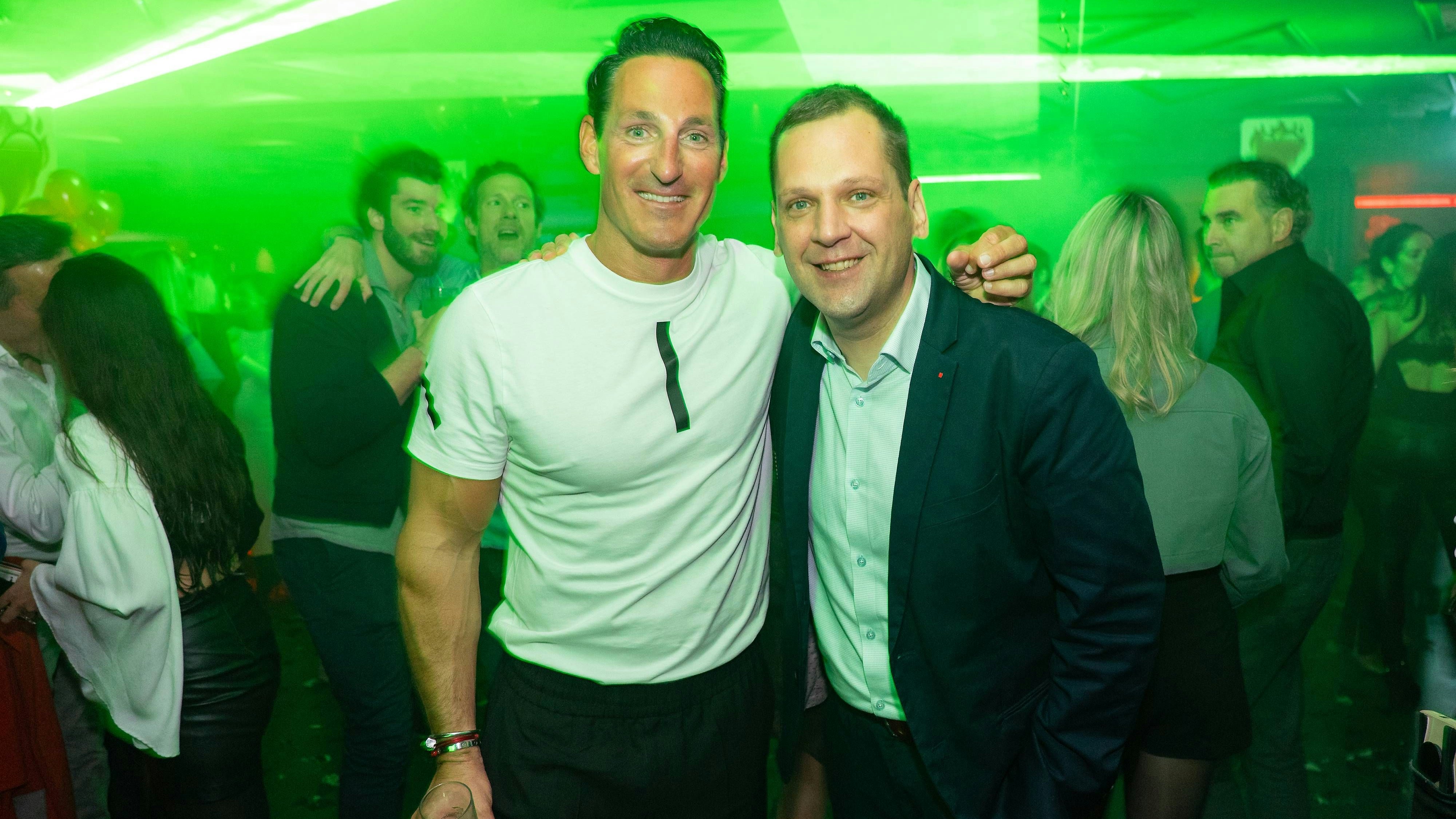 20 Jahre Babenberger Passage - auch Nationalratsabgeordneter Philip Kucher gratulierte Christoph Probst