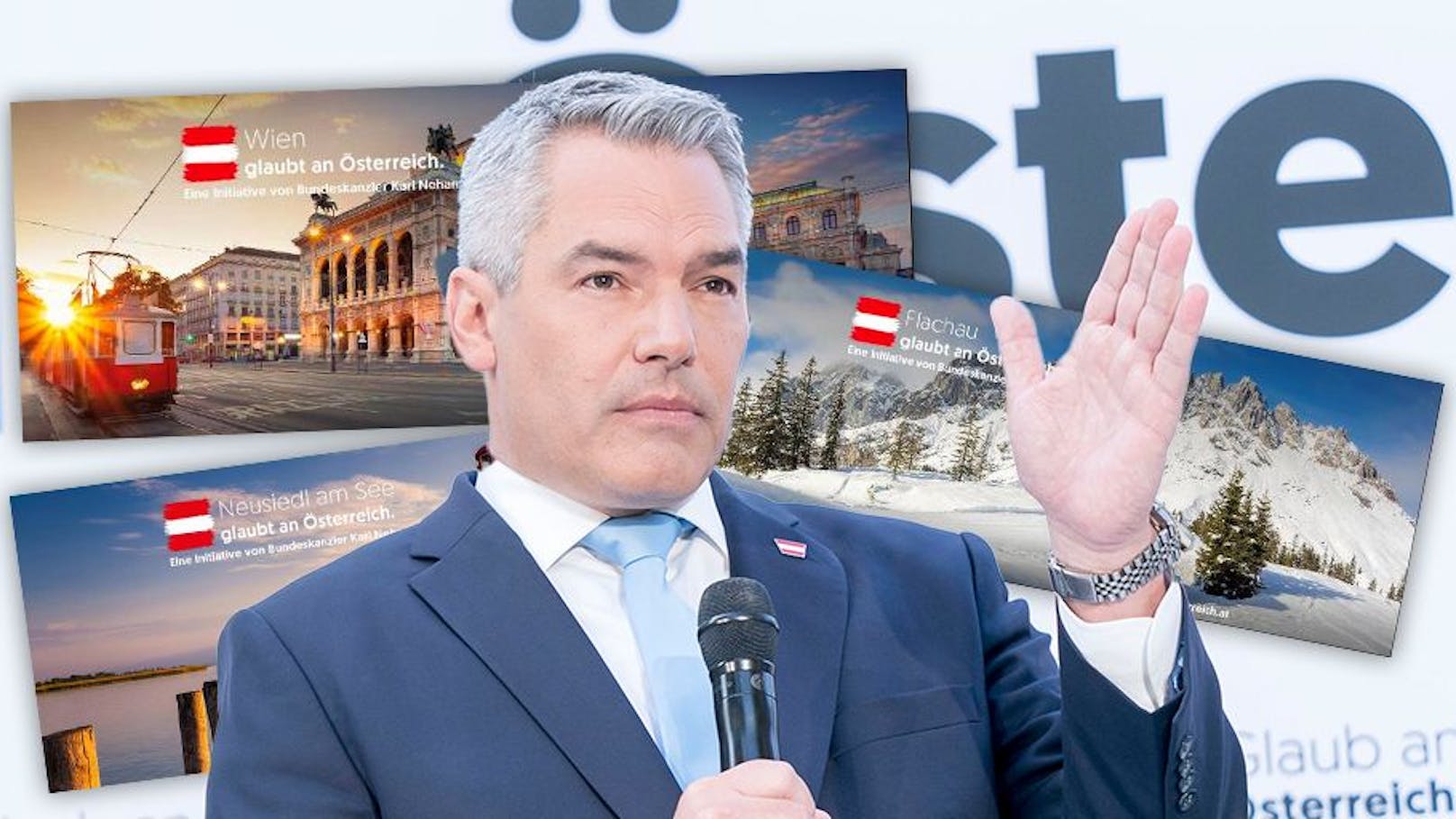 ÖVP provoziert Wien mit "Glaubt an Österreich"-Sujet