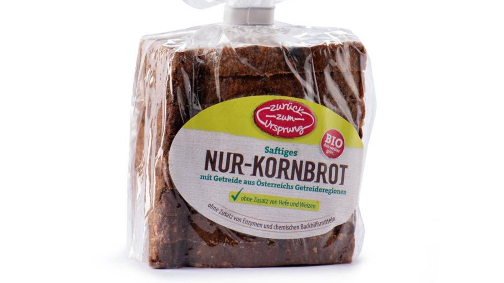 Hofer ruft vorsorglich "Zurück zum Ursprung Nur-Kornbrot geschnitten 350 g" zurück.