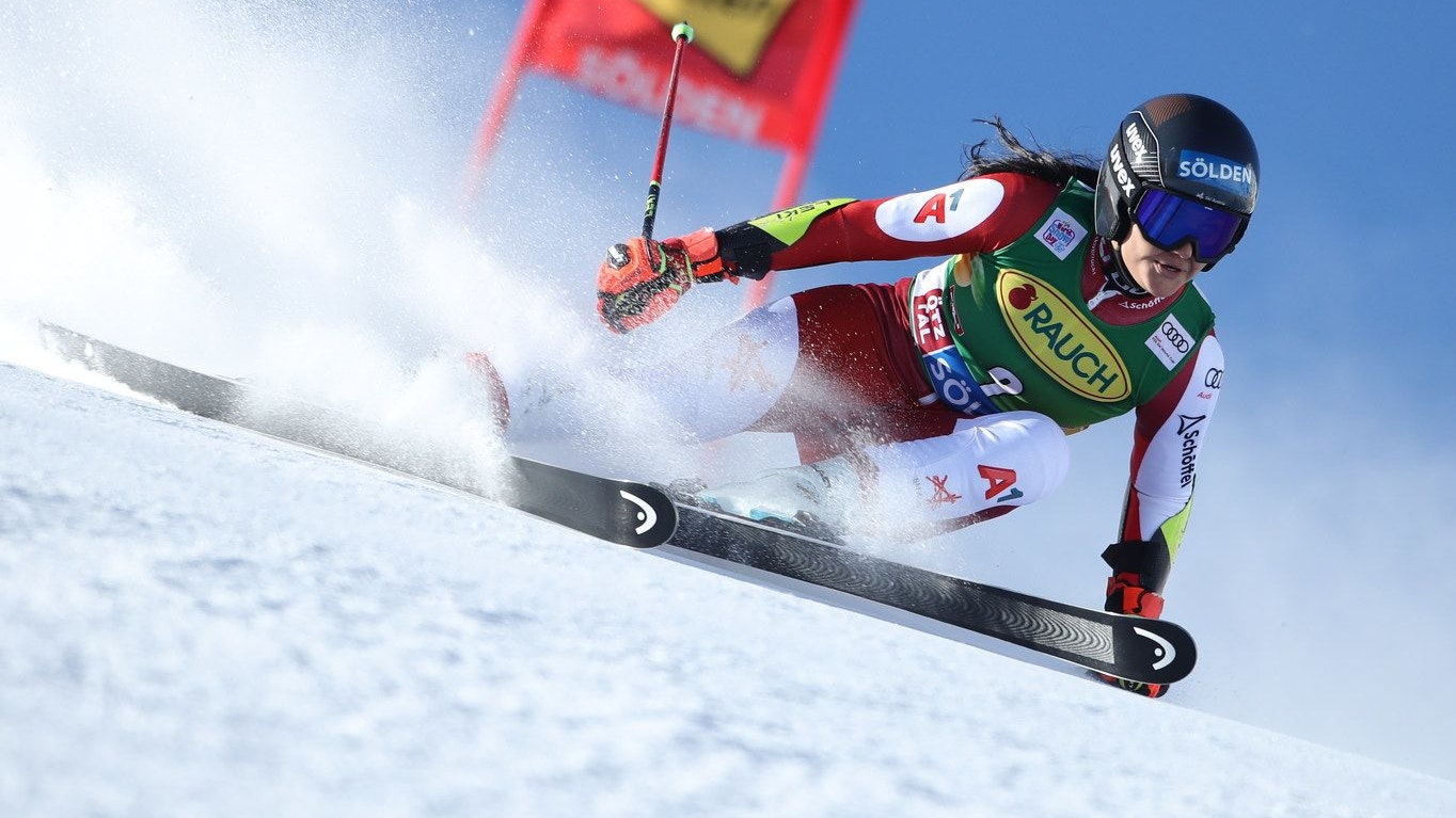 Österreichs beste Riesentorläuferin Franziska Gritsch. 