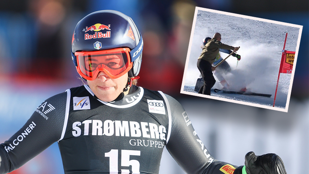 Ski-Star Sofia Goggia erlebte eine Schrecksekunde. 