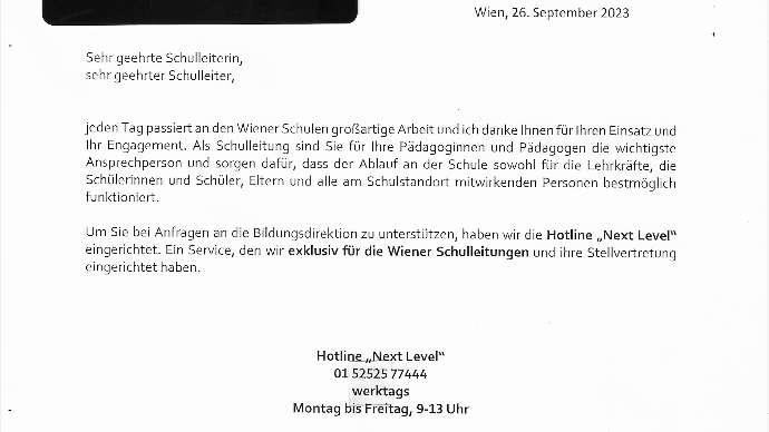Plagiats-Vorwurf Wiener Bildungsdirektion "Next Level"