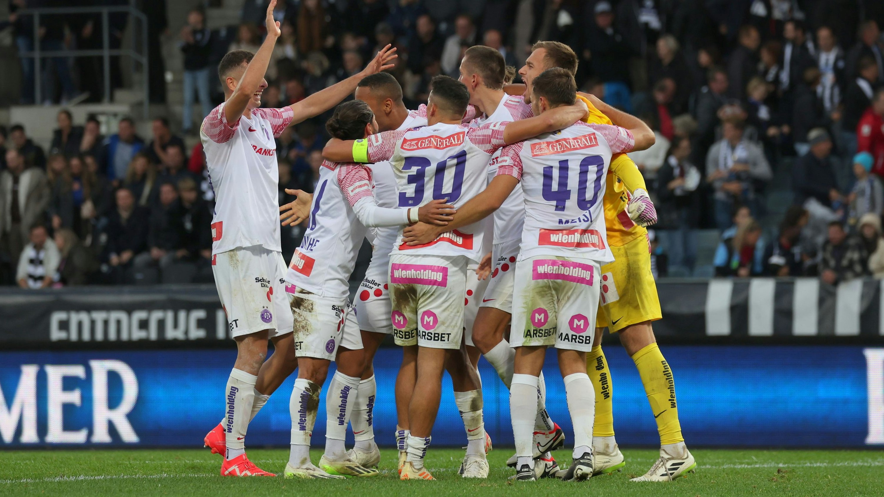 Die Austria kehrte mit dem Sieg zurück in die Top sechs.