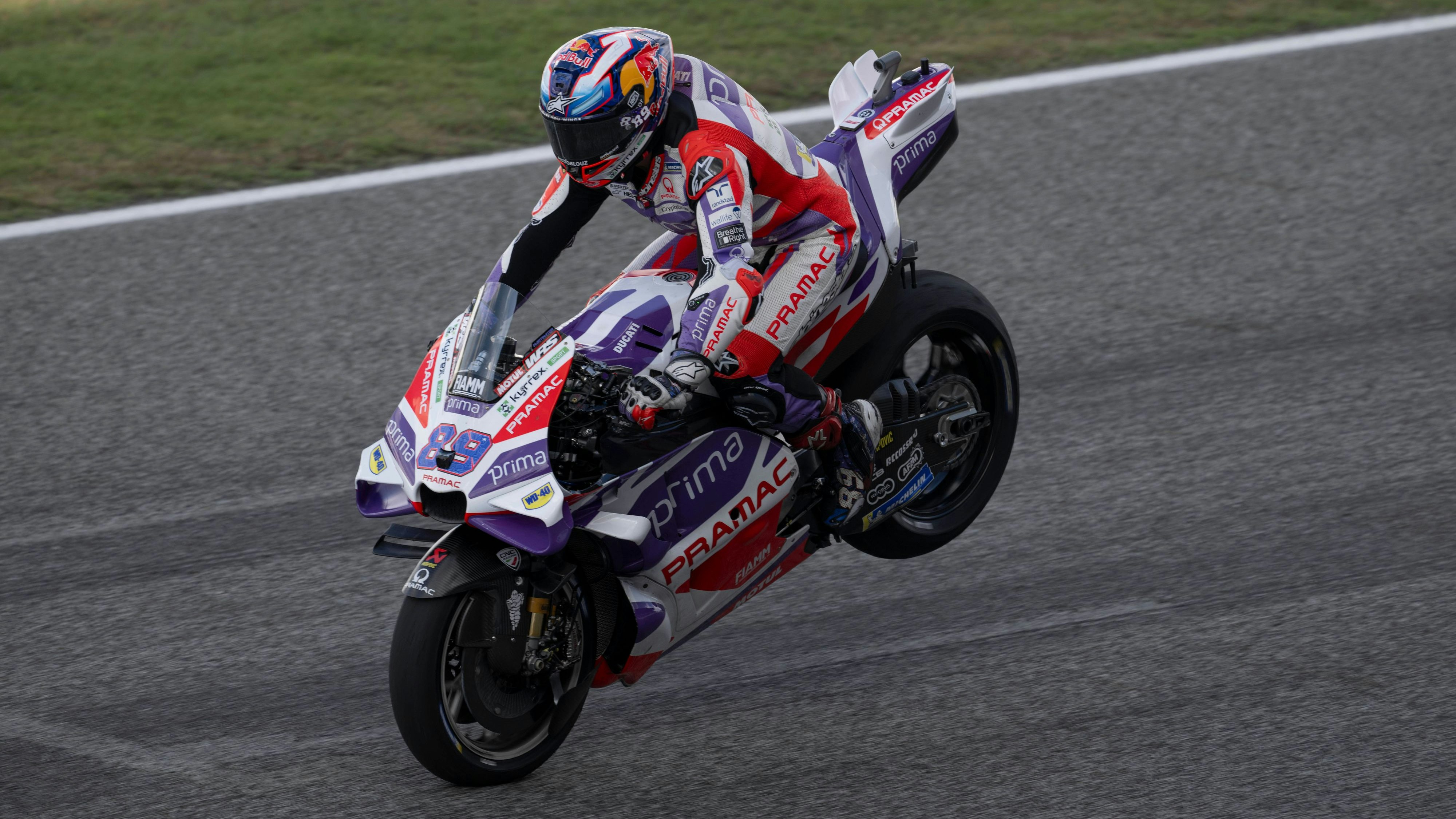 Jorge Martin mit einer Showeinlage