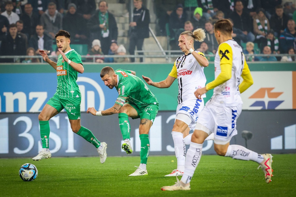 Umkämpfte Partie zwischen Rapid und dem LASK
