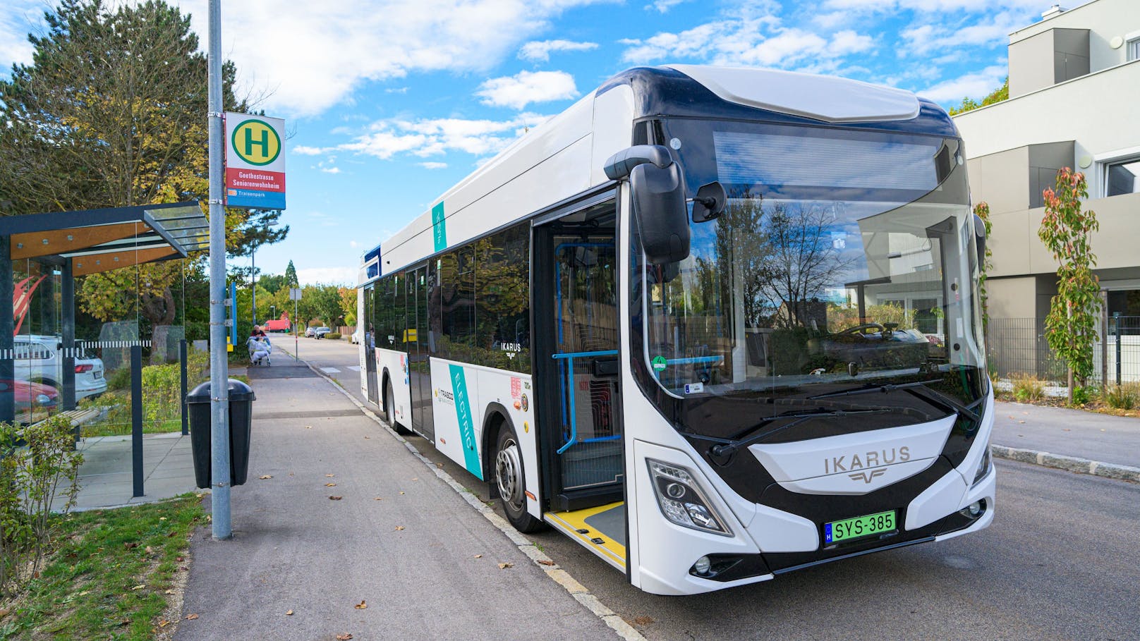 E-Bus startet Testbetrieb in St. Pölten