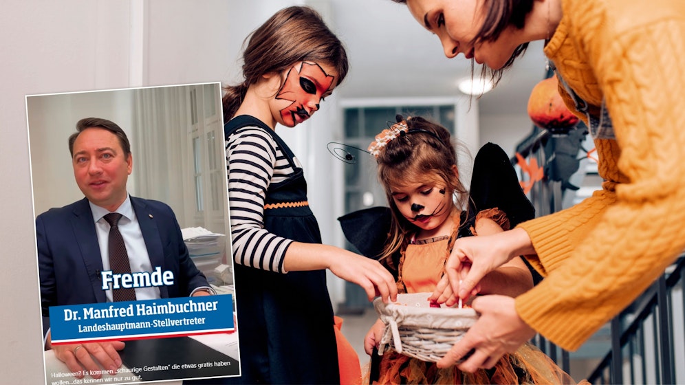 Ob Manfred Haimbuchner den gruseligen Brauch liebt, ist nicht überliefert. Mit Zuwanderern hat er jedenfalls wenig Freude.