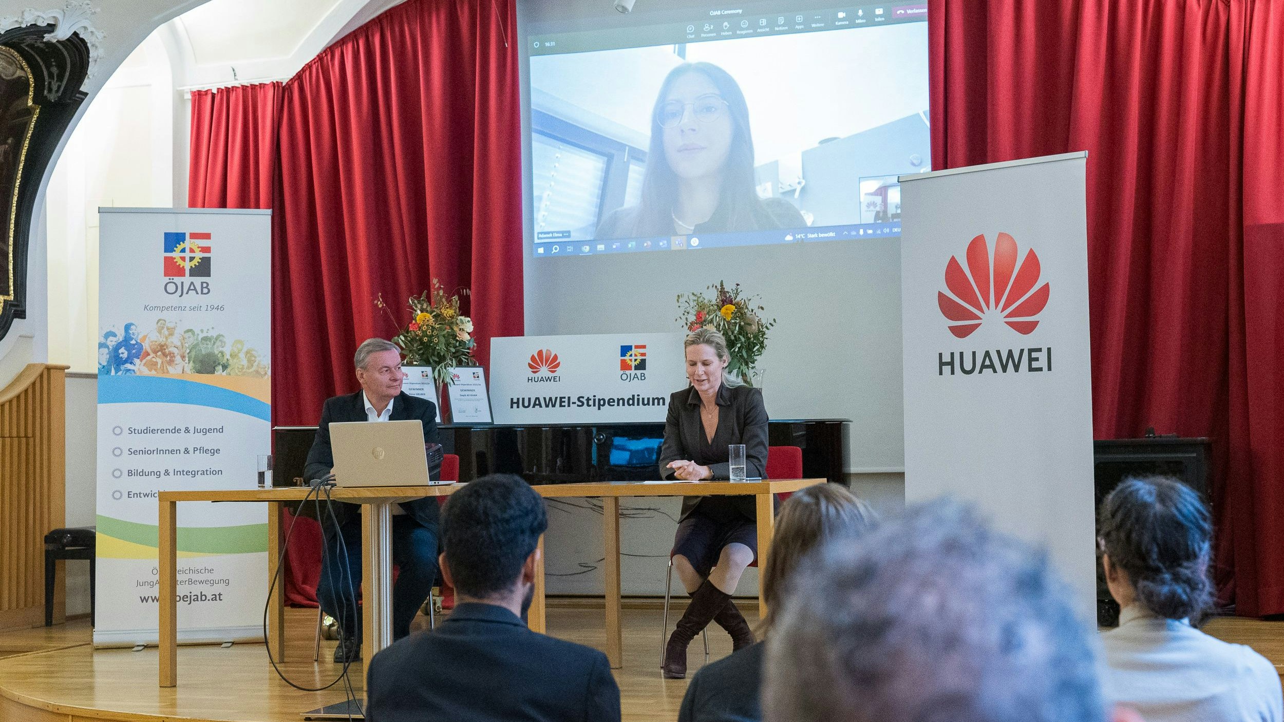 Das gemeinsame Wohnstipendium von Huawei und ÖJAB wurde zum zwölften Mal vergeben.