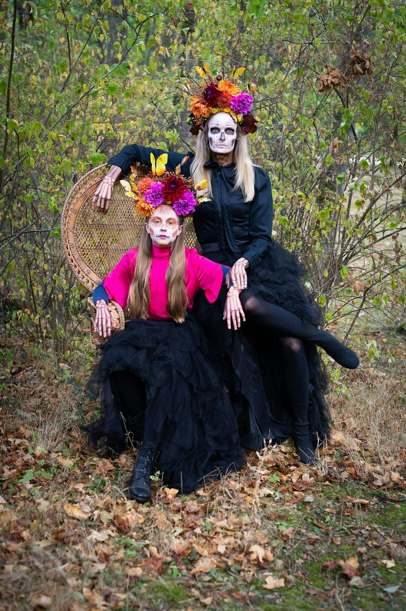 Patricia Kaiser und ihre Tochter Leni hatten viel Spaß beim Shooting