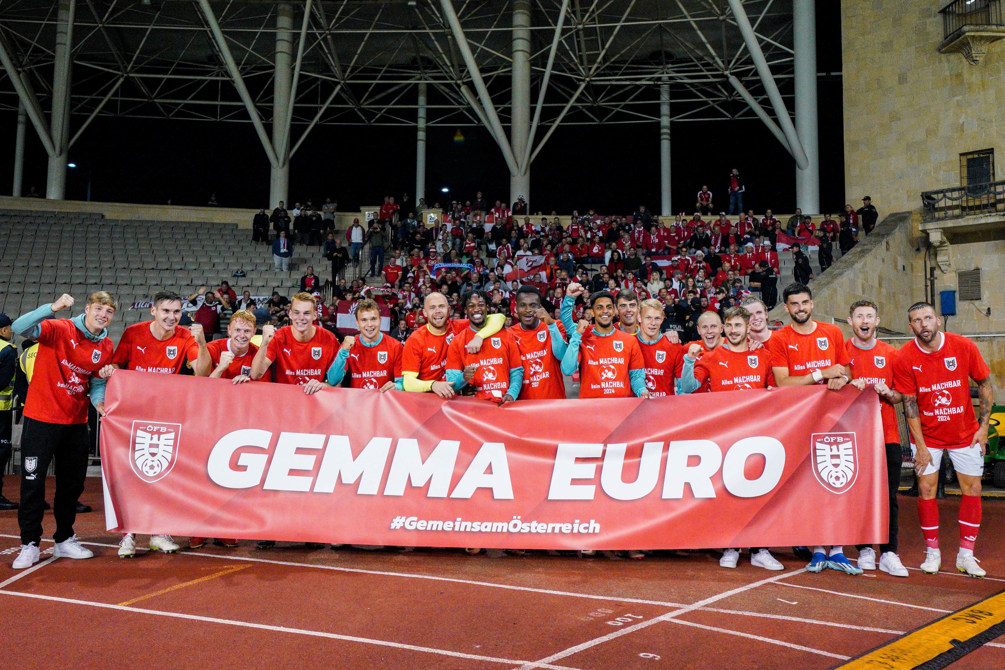 Das ÖFB-Team qualifizierte sich für die EURO 2024.