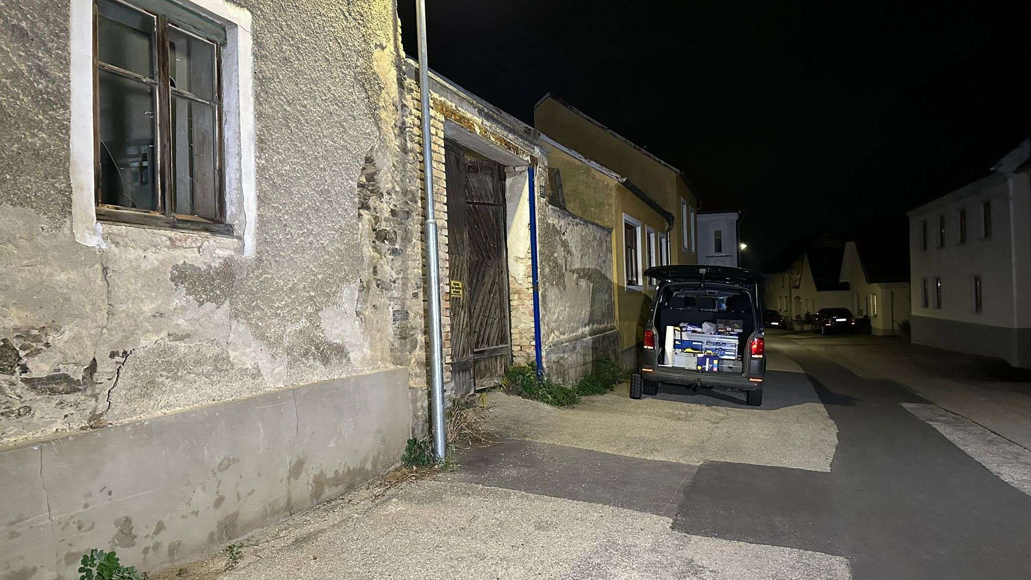 Hier wurde der Verdächtige gefunden.