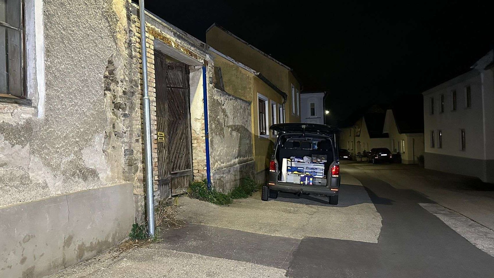 Hier wurde der Verdächtige gefunden.