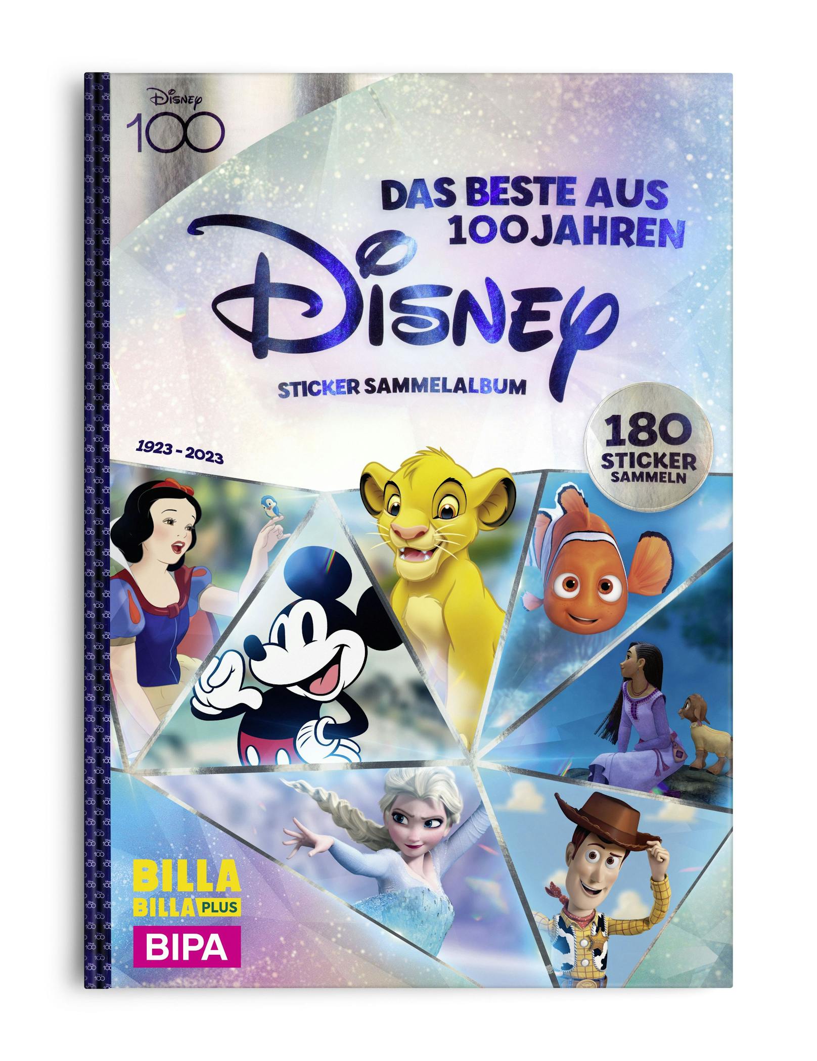 Disney-Sticker Sammelalbum