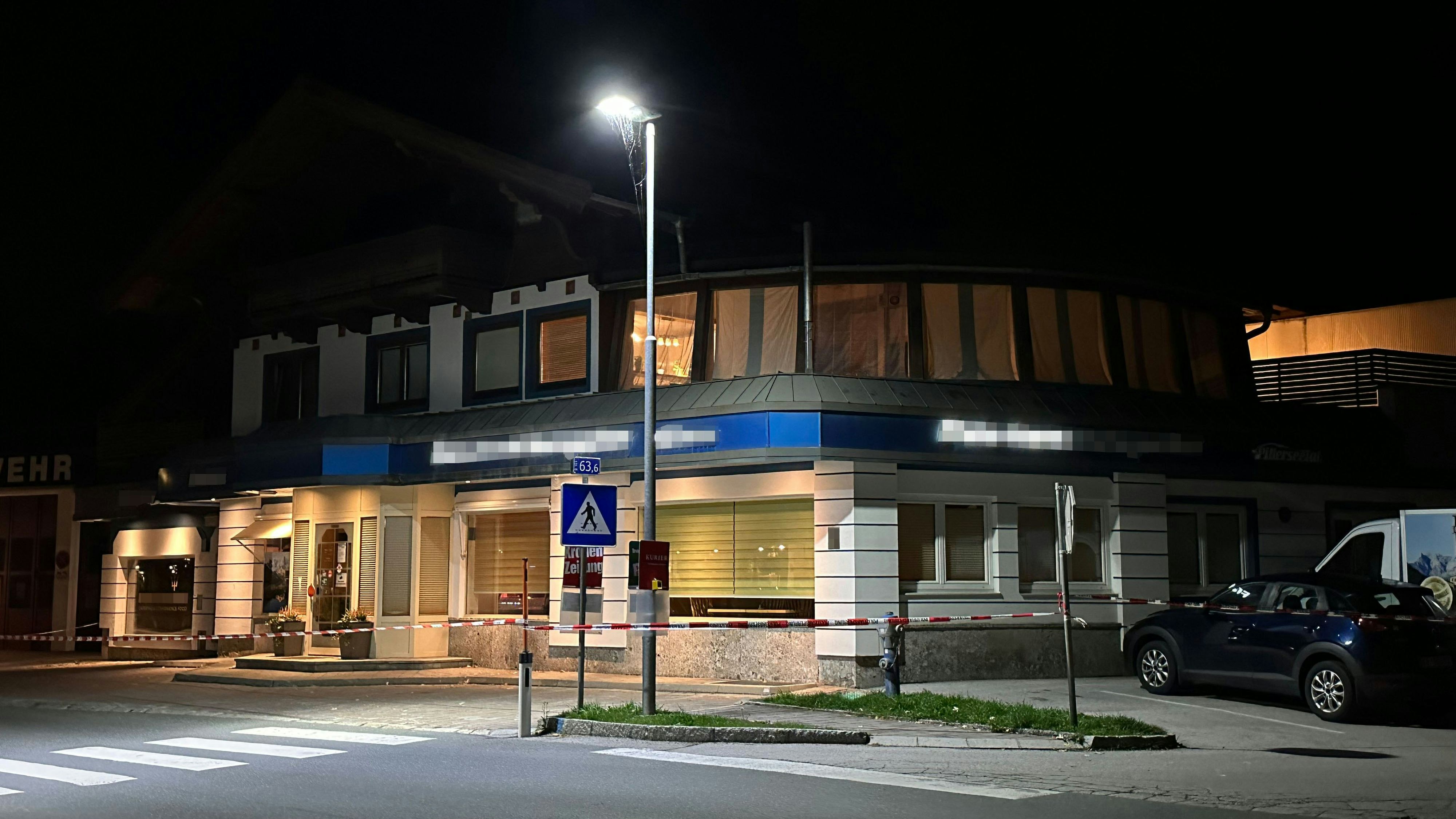 Fieberbrunn-Tatort nach Gewaltdelikt.