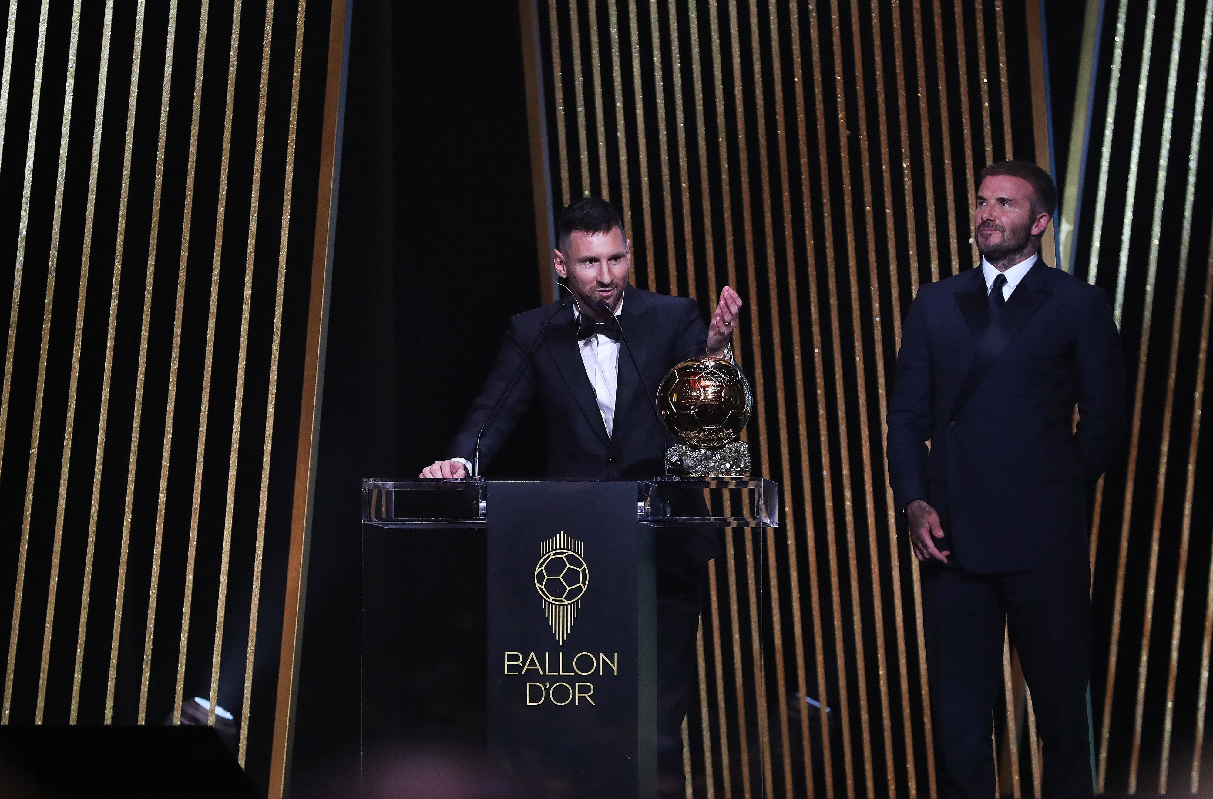 Fußball-Star Lionel Messi wurde mit dem Ballon d´Or ausgezeichnet. 