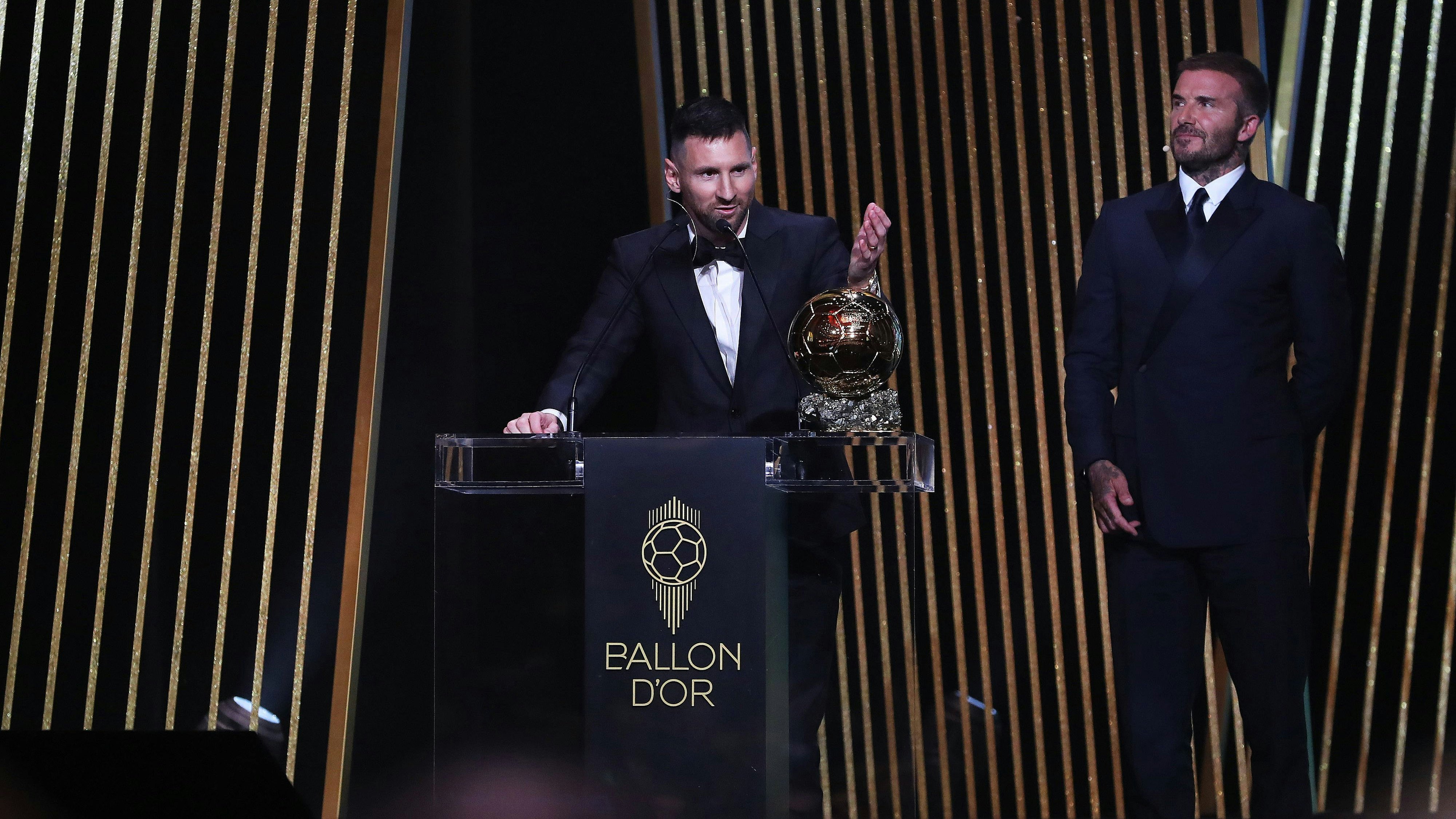Fußball-Star Lionel Messi wurde mit dem Ballon d´Or ausgezeichnet. 