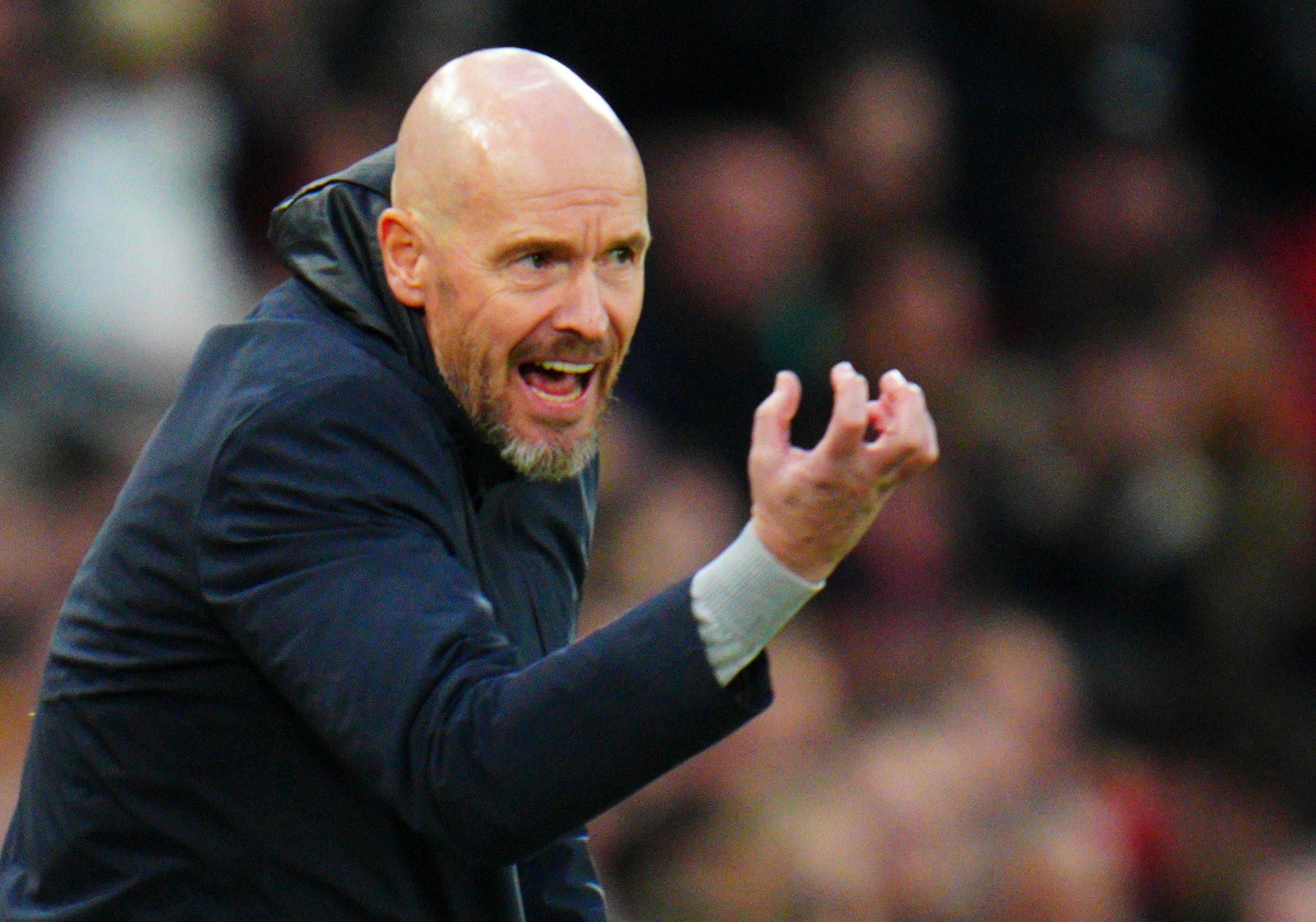 Manchester-United-Starcoach Erik ten Hag.