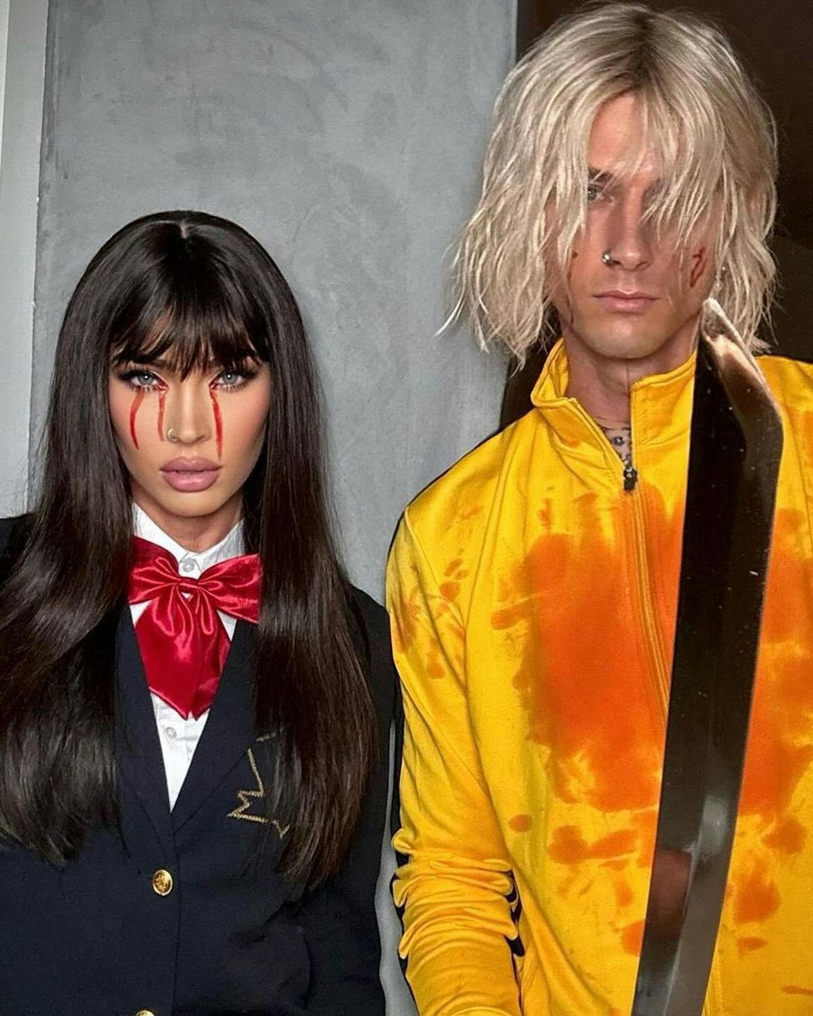 Megan Fox und Partner Machine Gun Kelly schlüpfen in Rollen des Films "Kill Bill".