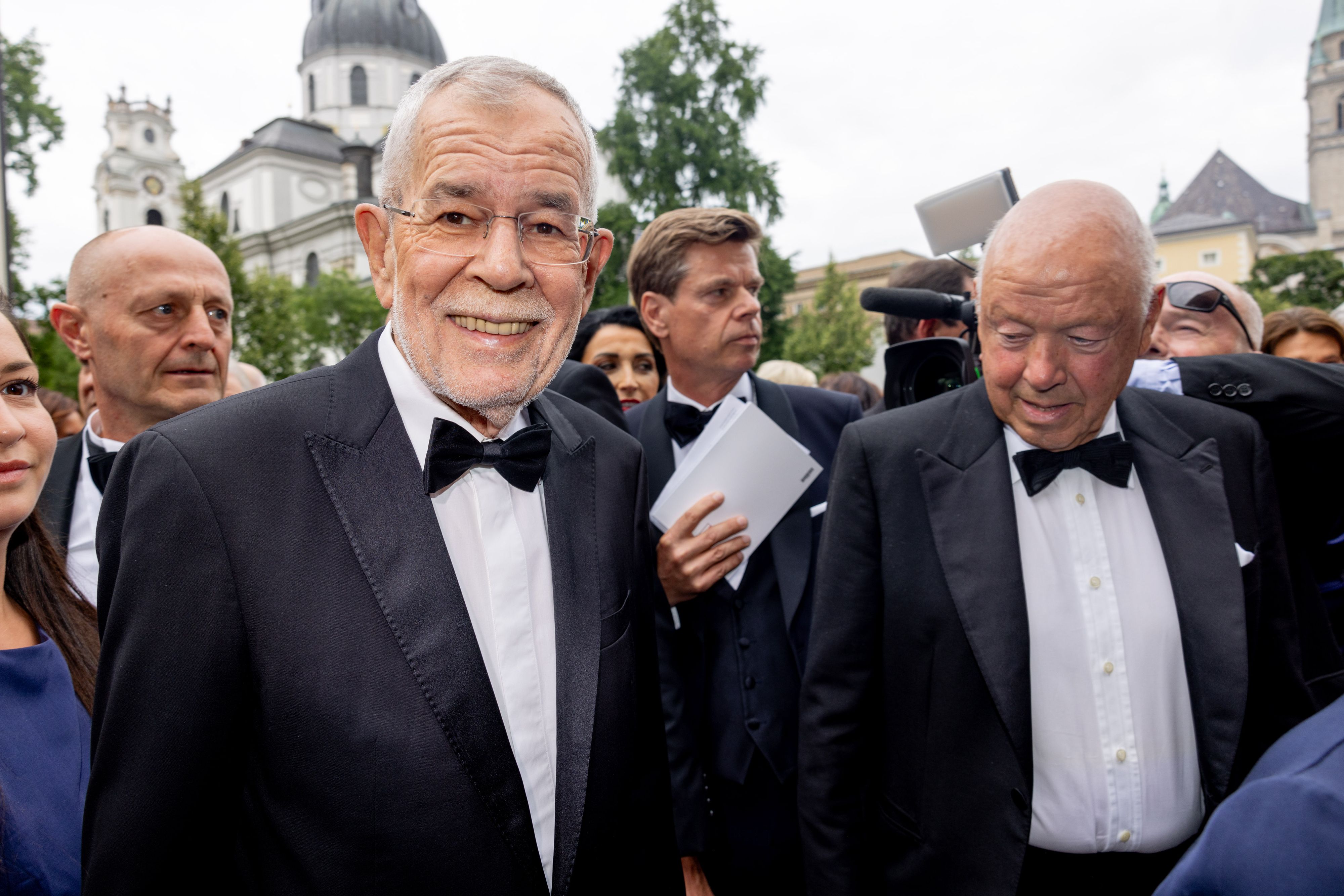 Der Präsident empfing bei den Festspielen zahlreiche hochkarätige Gäste.