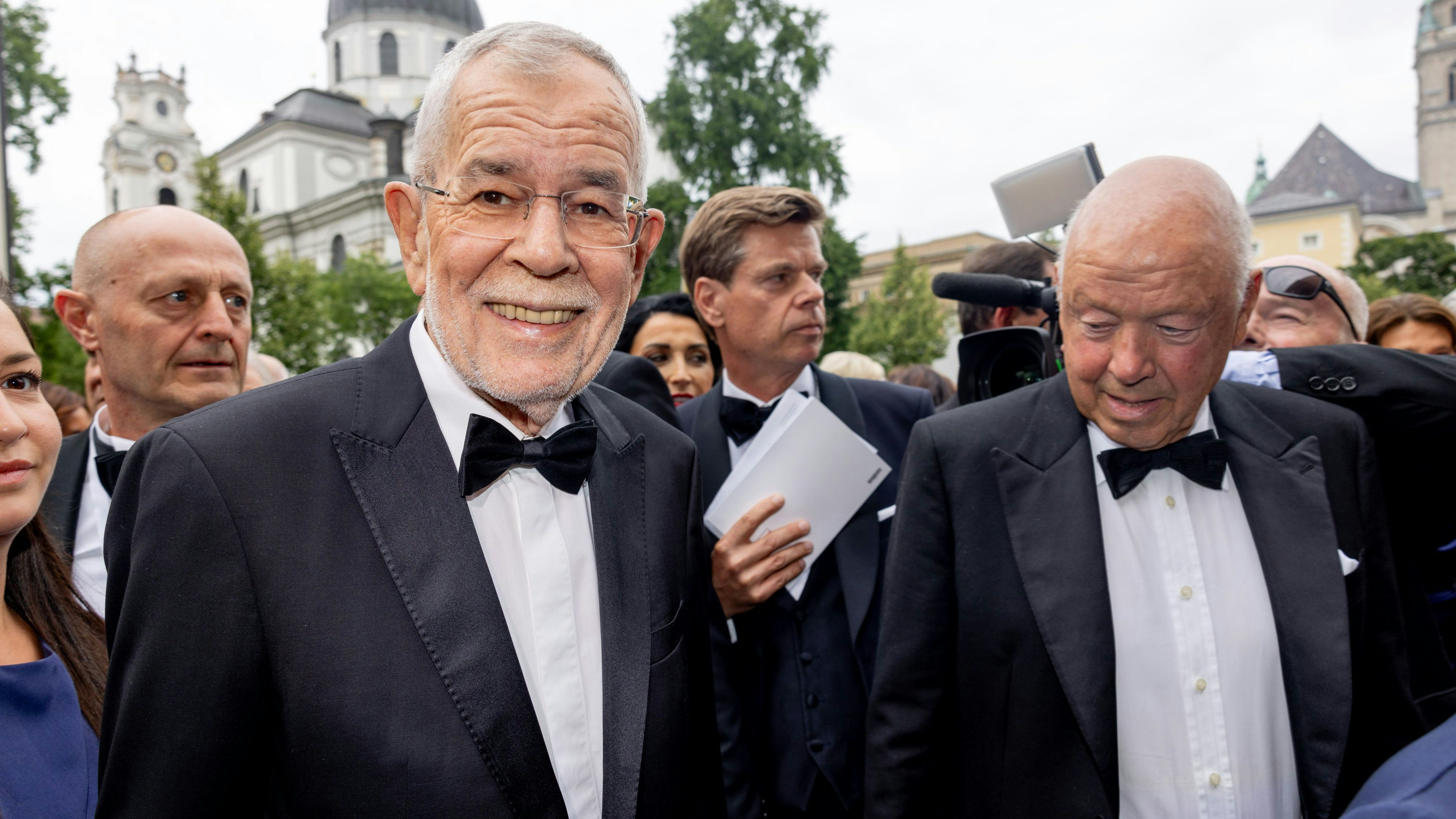 Der Präsident empfing bei den Festspielen zahlreiche hochkarätige Gäste.