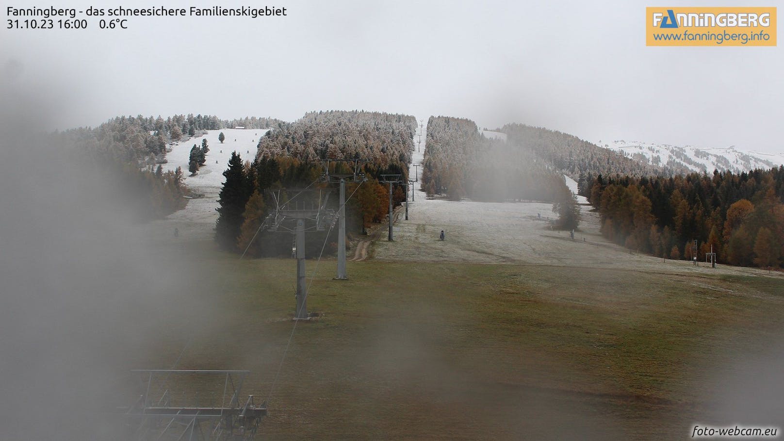 ﻿Schneefall am 31. Oktober 2023: Hier wurde Österreich jetzt weiß.