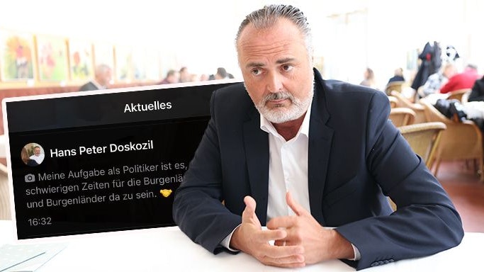 Hans Peter Doskozil hat Nachricht an Freunde und Follower verschickt.