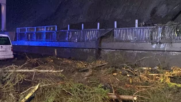 Die Autobahn musste zeitweise komplett gesperrt werden.