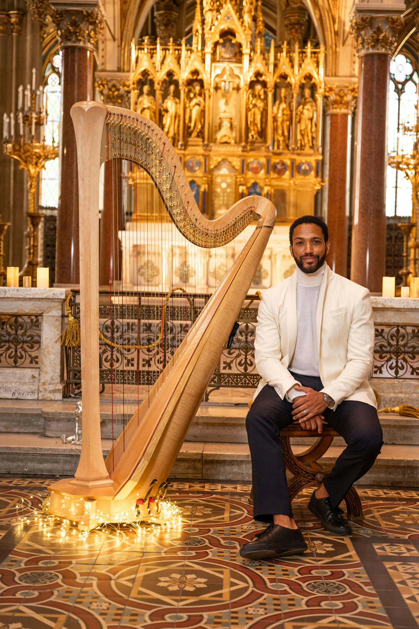 Cesár Sampson in der Votivkirche in Wien